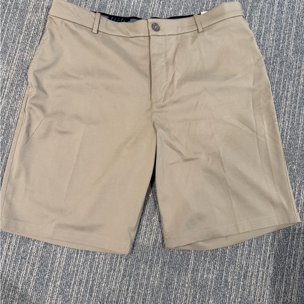 Nike Men's Khaki Flat Front Shorts